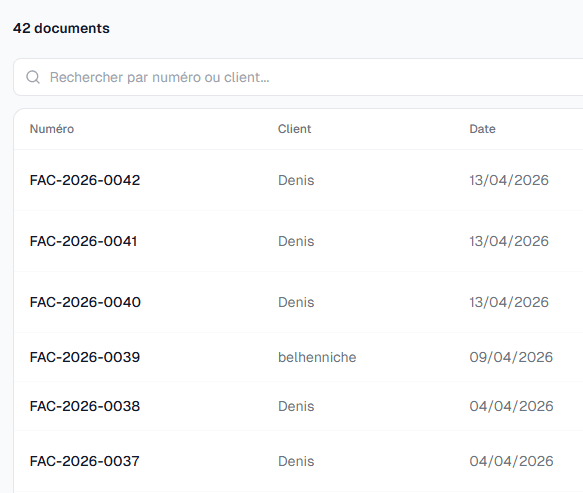 Créer une facture avec KELYSEO